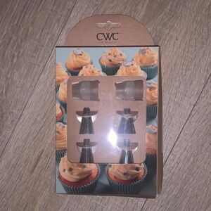 CWC Cook With Color Cake Decorating Set, Piping Tips Disposable Bags Couplers